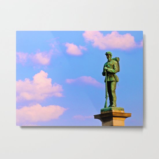 Still On Guard Metal Print