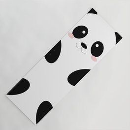 Cute Simple Panda Yoga Mat