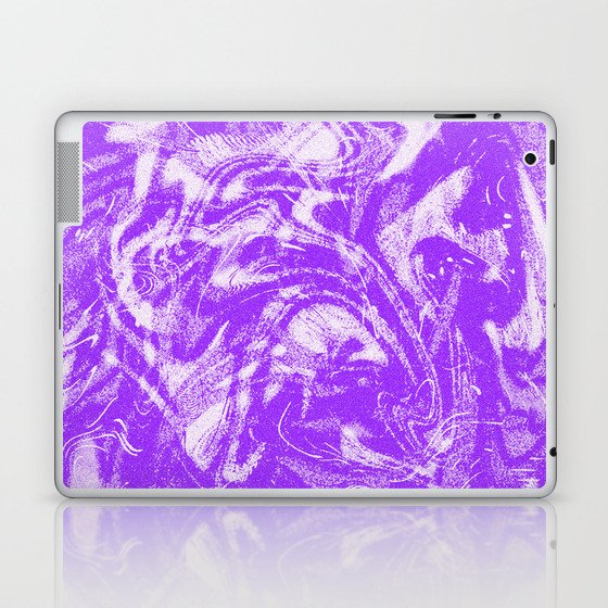 Purple Wavy Grunge Laptop & iPad Skin