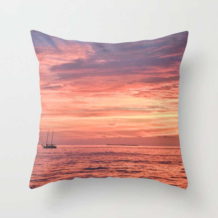 Red Sea Throw Pillow