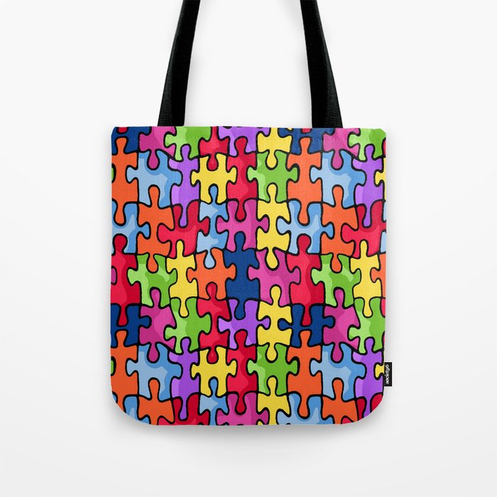 Jiggy puzzle Tote Bag