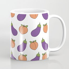 Eggplant and Peach Coffee Mug