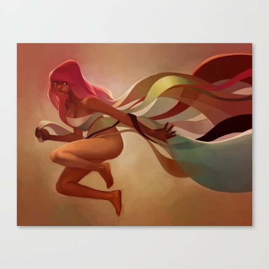 Trouble Letting Go Canvas Print