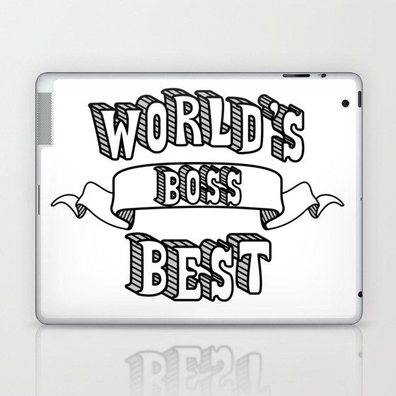 World's Best Boss Laptop & iPad Skin