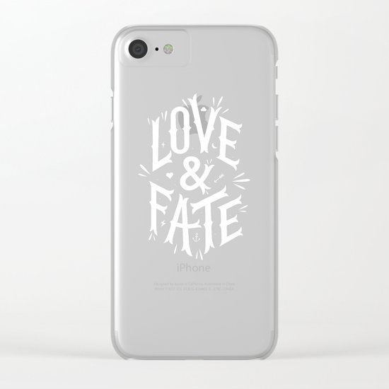Love & Fate Clear iPhone Case