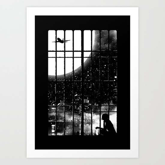 All Alone Art Print