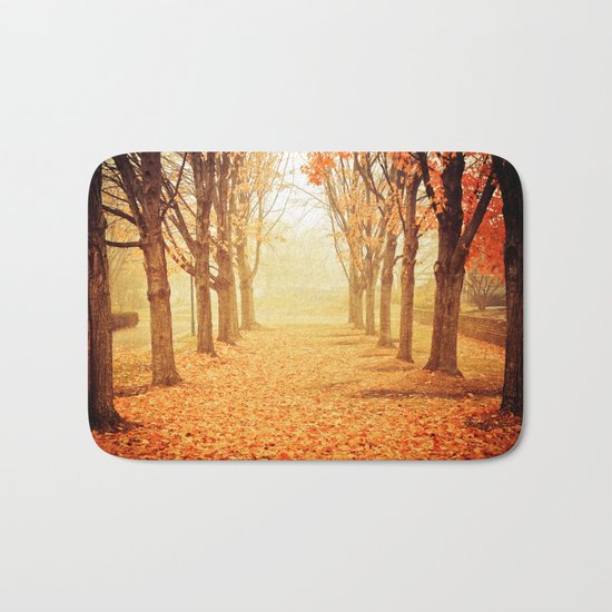 The Poetry of Autumn Bath Mat