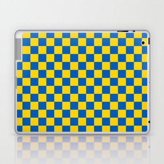 Ukrainian Flag Pattern Laptop & iPad Skin