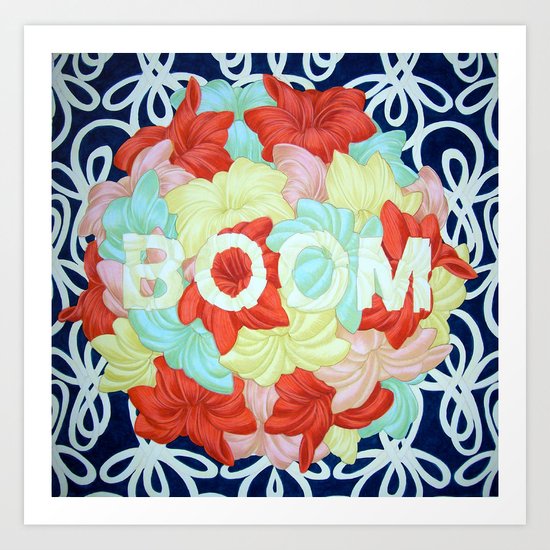 My Mushroom Clouds Will Look Like Flowers Art Print