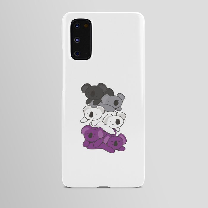 Asexual Flag Pride Lgbtq Koala Cute Animals Android Case