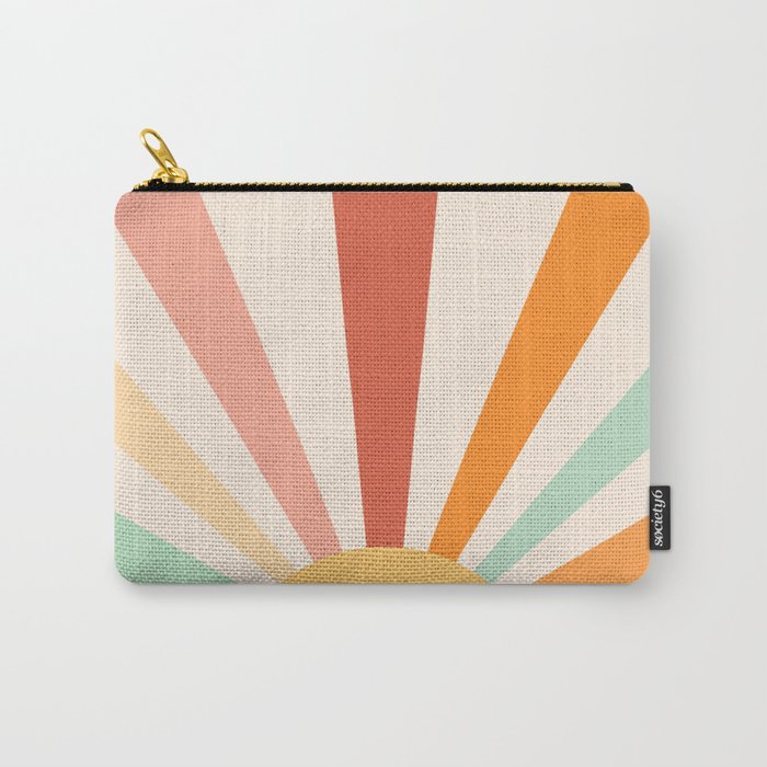 Boho Sun Colorful Carry-All Pouch