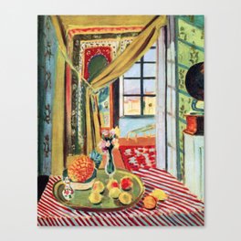 Henri Matisse Interior with a Phonograph Canvas Print
