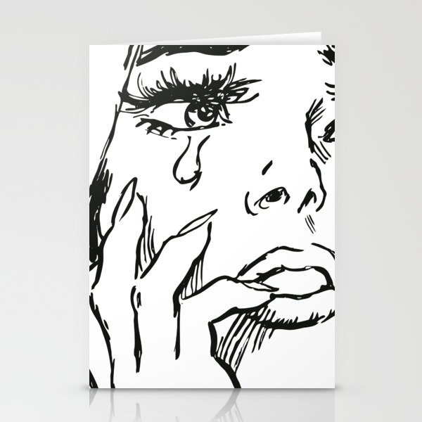 Cry Stationery Cards