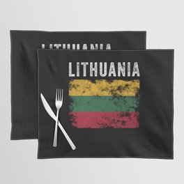 Lithuania Flag Vintage - Lithuanian Flag Placemat