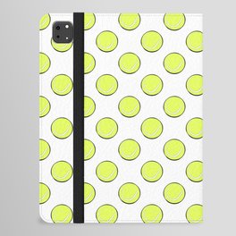 Tennis Balls Seamless Pattern iPad Folio Case