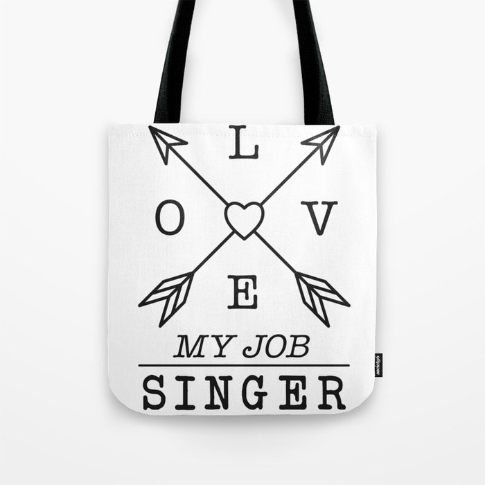 Singer profession Tote Bag