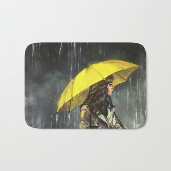All Upon the Downtown Train Bath Mat