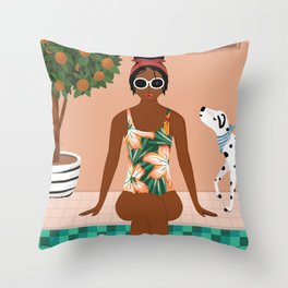 Summer State of Mind Throw Pillow