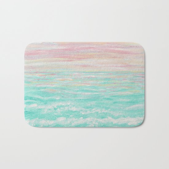 "Tropical Sunset" Bath Mat