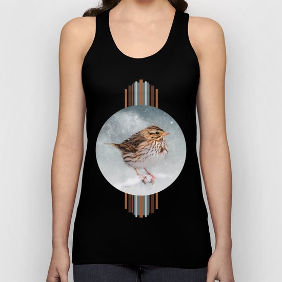 Snow Sparrow Unisex Tank Top
