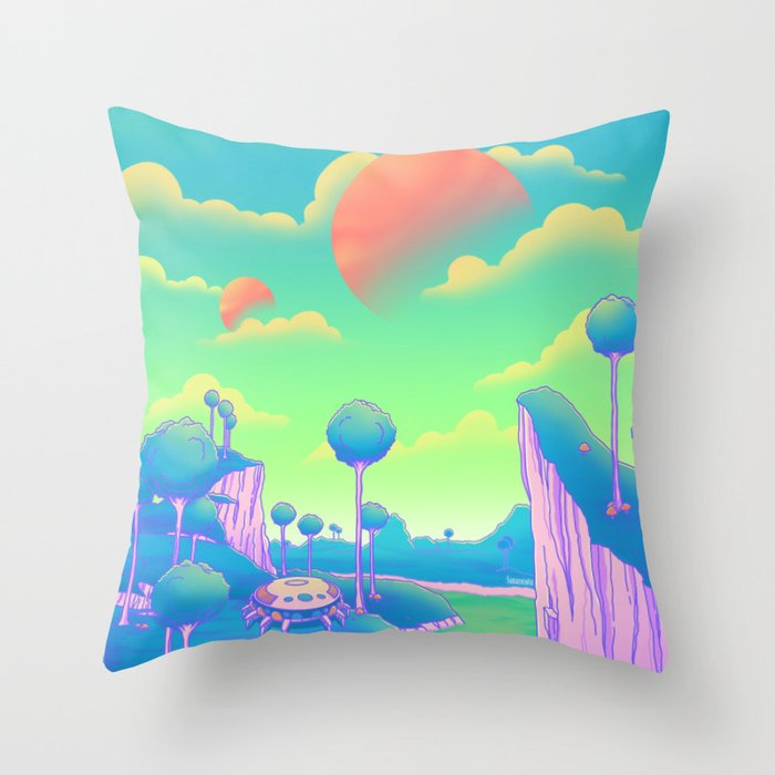 Other Planet Throw Pillow