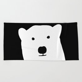 Polar Bear by Orikall Beach Towel