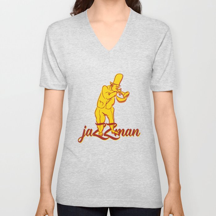 Jazzman V Neck T Shirt