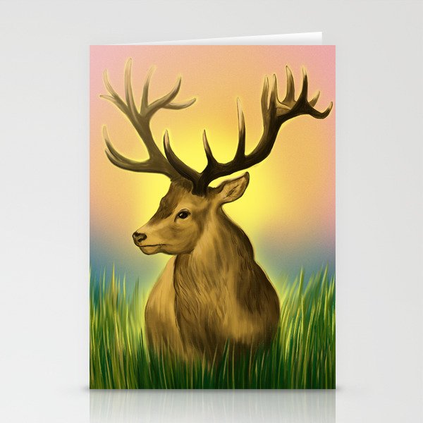Sun Deer Stationery Cards