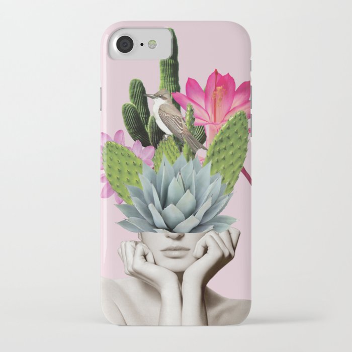 cactus lady iphone case