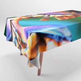 Colorful Heliconia Macro Tablecloth