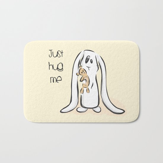 Just Hug Me Bath Mat