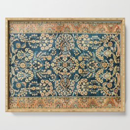 Sarouk  Antique West Persian Rug Print Serving Tray