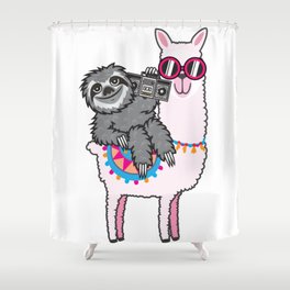 Llama Shower Curtains Society6