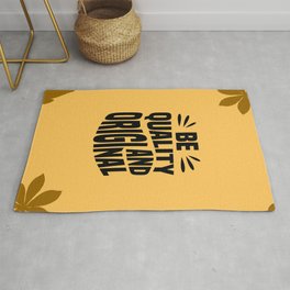 quotes - be quality Area & Throw Rug