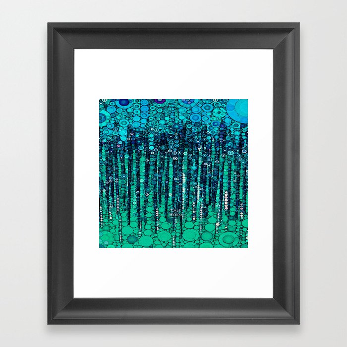 :: Blue Ocean Floor :: Framed Art Print
