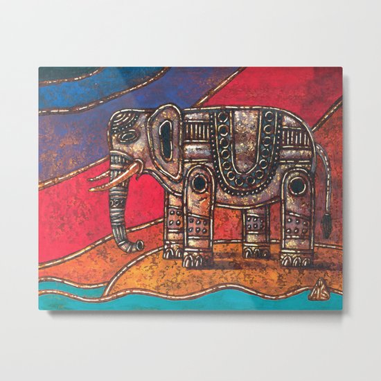 Elephant Metal Print