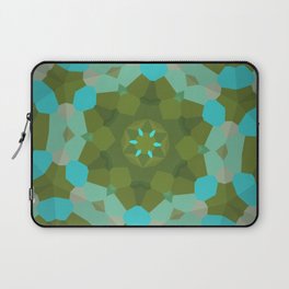 Green blue mandala Laptop Sleeve