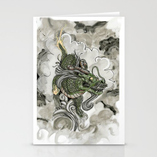 Dragon of The Mist Stationery Cards