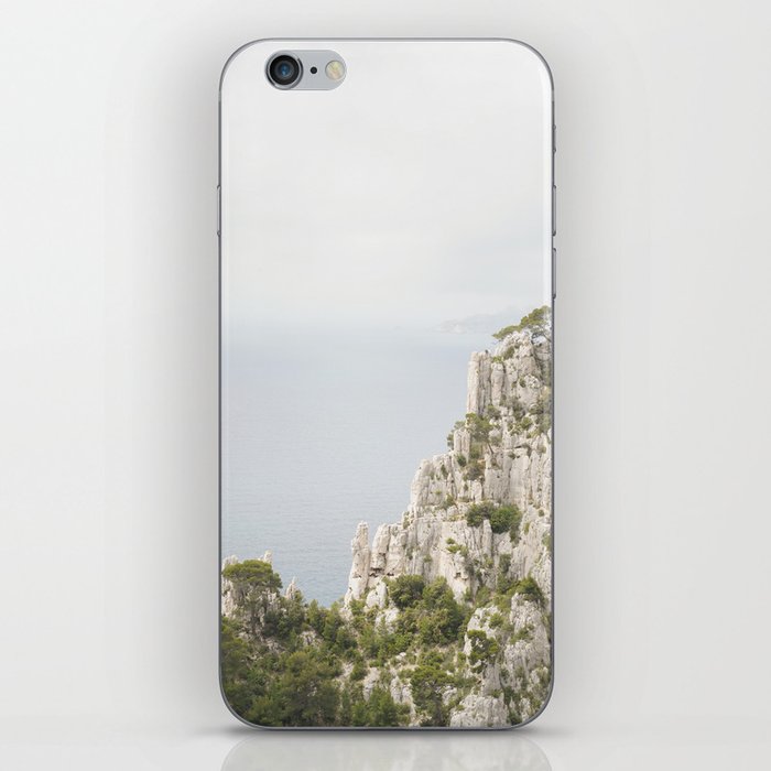 Calanques National Park in France | Rocky Landscape on a Moody Summer Day Art Print | Europe Travel Photography iPhone Skin