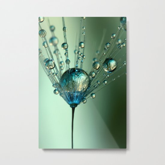 Touch of Blue Metal Print