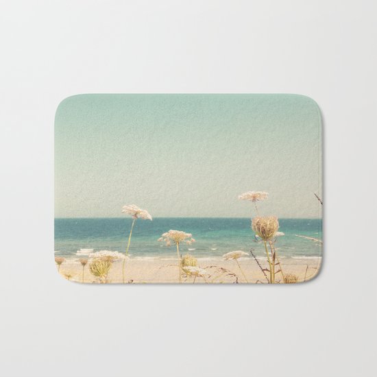 Water and Lace Bath Mat