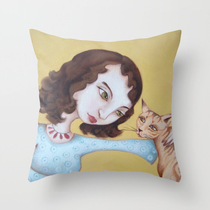We need to chat Throw Pillow