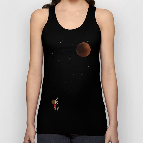 The Red Moon Unisex Tank Top