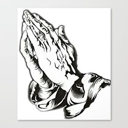 Praying hands  Canvas Print
