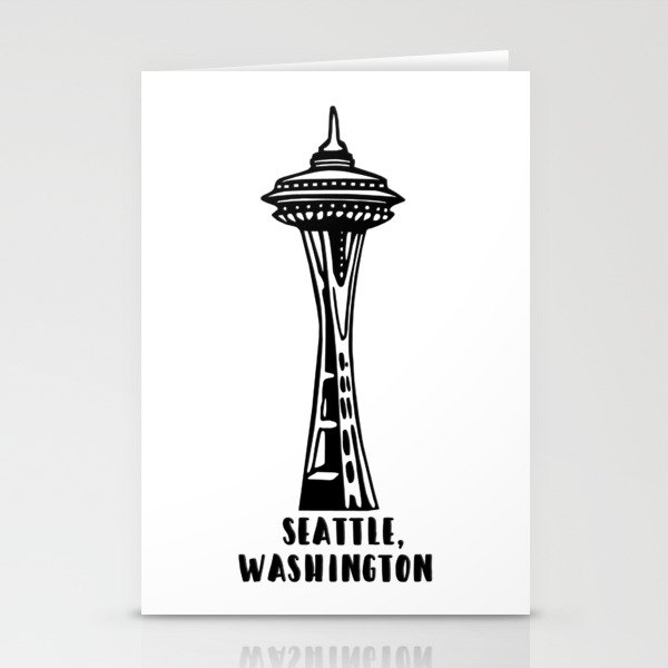 Seattle, Washington's Space Needle Stationery Cards