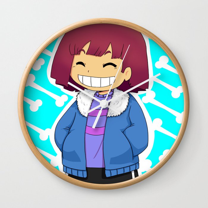 Undertale Sans Cosplay Wall Clock By The Dragon Studio Store Society6 Undertale Sans Cosplay Wall Clock By The Dragon Studio Store Society6