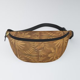 Floranimale Fanny Pack | Floral, Animalpattern, Browns, Troical, Tan, Painting, Warm, Digital 