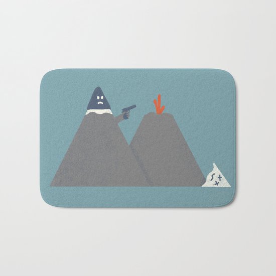 Snow Capped Bath Mat