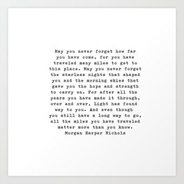 Morgan Harper Nichols | Typewriter Style Quote Art Print