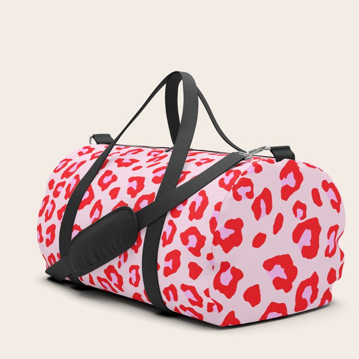 red leopard print bag